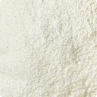 Približek belega prahu, verjetno kolagena ali sestavine prehranskega dopolnila za zdravje.