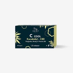 Hemp Medica CBD Cool kapsule s pasijonko, hmeljem in vitaminom B6