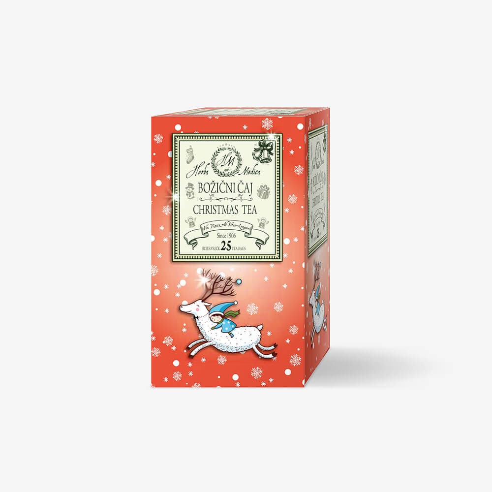 Herba Medica Božični čaj, sezonski zeliščni čaj s prazničnim dizajnom