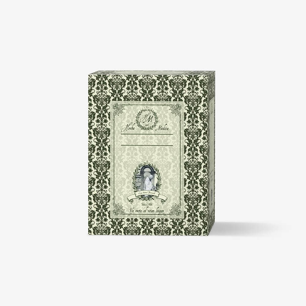Herba Medica zeliščni čaj v embalaži z vintage cvetličnim motivom